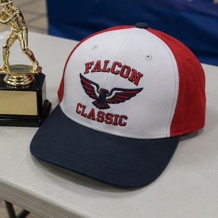 Custom youth baseball hats for tournaments and events